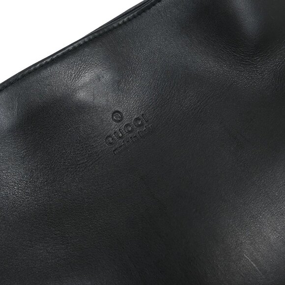 Gucci Black Leather Hobo Bag 001 3167 3754 155389 - Picture 4 of 10